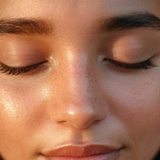 Visage d'une femme